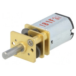 Motor DC 6V 1,6A Micro Metal cu Transmisie 298:1 | Electronic-mag.ro | Componente Electronice