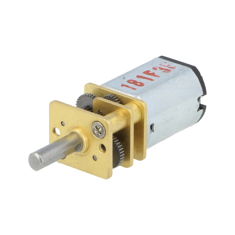 Motor DC 6V 1,6A Micro Metal cu Transmisie 298:1 | Electronic-mag.ro | Componente Electronice