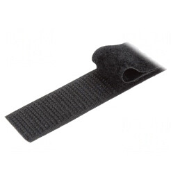 Bandă Arici Neagră 20mm x 25m | Electronic-mag.ro | Componente Electronice