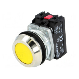 Comutator apăsare 30mm 1 NC NO | Electronic-mag.ro | Componente Electronice