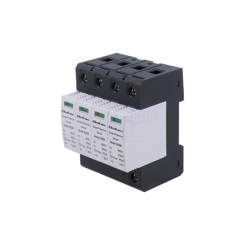 Limitator de Supratensiuni Tip 2 4 Poli pentru Șină DIN IP20 | Electronic-mag.ro | Componente Electronice
