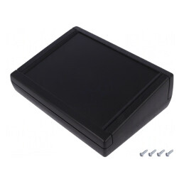 Carcasă Desktop TEKMAR X Neagră ABS 133x188x56mm | Electronic-mag.ro | Componente Electronice