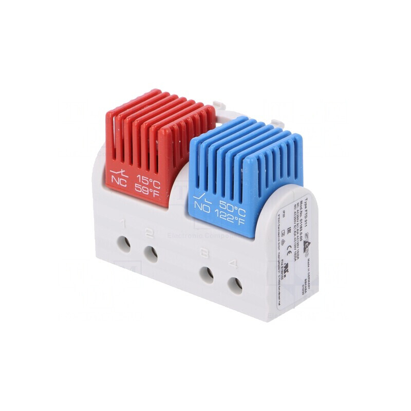 Termostat cu Senzor 5A 250VAC Cleme Șurub -40÷80°C | Electronic-mag.ro | Componente Electronice