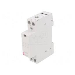 Contactor: 2-polar pt.instalaţii | 20A | 230VAC | NO x2 | 