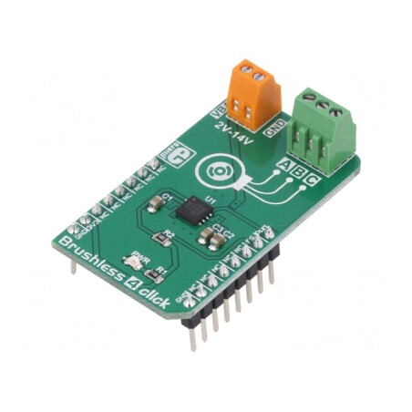 Driver Motor fără Perii GPIO MCP8063 3.3VDC BRUSHLESS 4 CLICK | Electronic-mag.ro | Componente Electronice