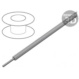 Cablu HookUp Wire 20AWG PVC Gri 30.5m | Electronic-mag.ro | Componente Electronice