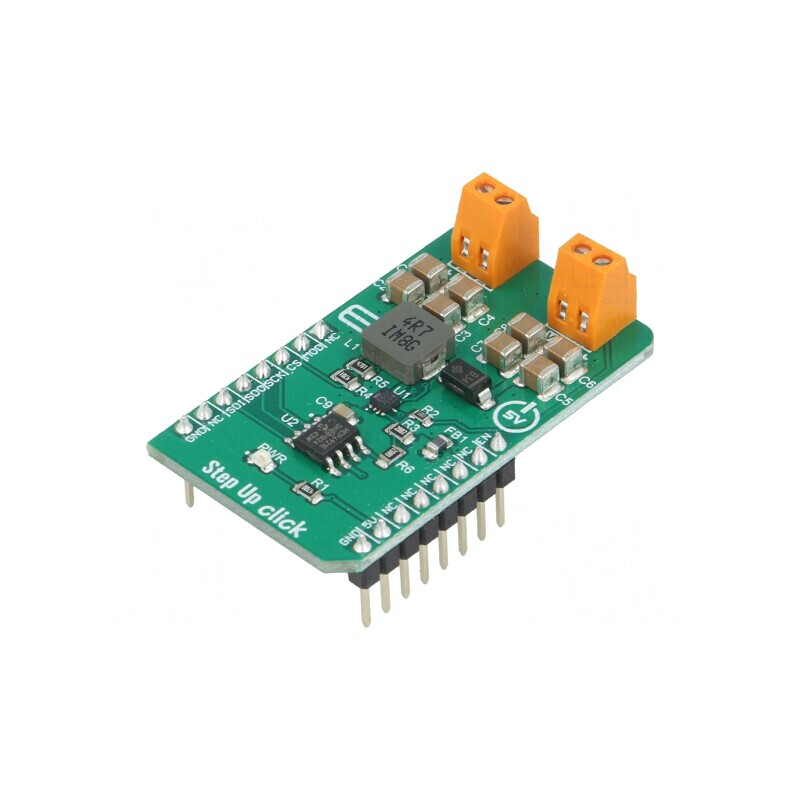 STEP UP CLICK DC/DC MCP1665 MCP4921 Prototip Adapter Board | Electronic-mag.ro | Componente Electronice STEP UP CLICK DC/DC MCP1665 MCP4921 Prototip Adapter Board | Electronic-mag.ro | Componente Electronice