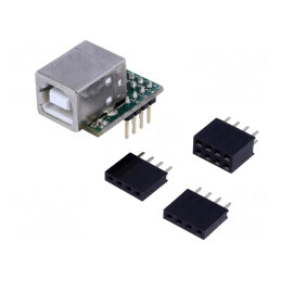 Modul: USB | UART | şiruri pini,USB B | -40÷85°C | 3,3÷5,25VDC | MM232R