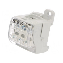 Bloc de distribuție 16mm2-70mm2 cu 1 pistă | Electronic-mag.ro | Componente Electronice