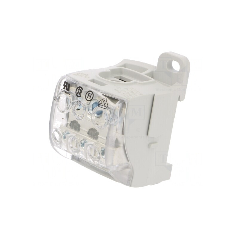 Bloc de distribuție 16mm2-70mm2 cu 1 pistă | Electronic-mag.ro | Componente Electronice