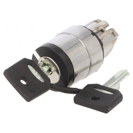 Comutator Rotativ cu Cheie 22mm 3 Pini Negru ZB4BG04 | Electronic-mag.ro | Componente Electronice