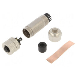 Mufă M12 8 PIN mamă pe cablu IP65 | Electronic-mag.ro | Componente Electronice