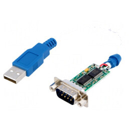 Modul: cu cablu, integrat | RS232,USB | D-Sub 9pin,USB A | cablu | UC232R-10-NE