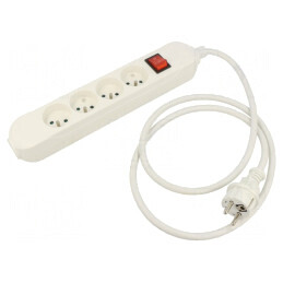 Prelungitor 4 Prize Alb 10m 16A PRO | Electronic-mag.ro | Componente Electronice