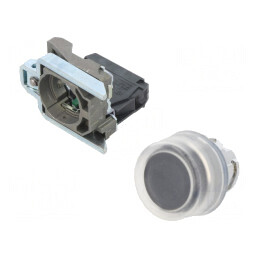 Comutator Push 22mm NO Negru fără IP66 | Electronic-mag.ro | Componente Electronice