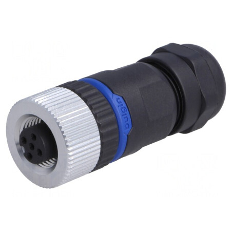 Mufă M12 5-PIN mamă IP67 CANopen DeviceNet pe cablu | Electronic-mag.ro | Componente Electronice