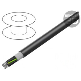 Cablu HELUTHERM 145 MULTI Cu 12G1,5mm2 Negru | Electronic-mag.ro | Componente Electronice