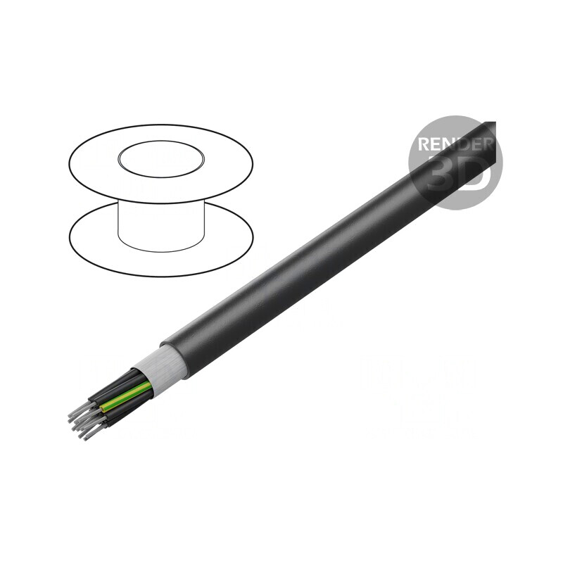 Cablu HELUTHERM 145 MULTI Cu 12G1,5mm2 Negru | Electronic-mag.ro | Componente Electronice Cablu HELUTHERM 145 MULTI Cu 12G1,5mm2 Negru | Electronic-mag.ro | Componente Electronice