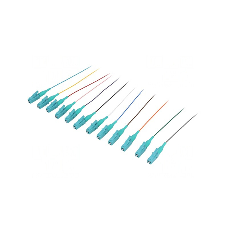 Set 12 Cablu Fibra Optica OM3 LC/UPC 2m LSZH | Electronic-mag.ro | Componente Electronice