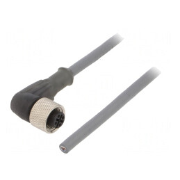 Cablu de Conectare M12 Unghi 3m 250VAC 2.7A | Electronic-mag.ro | Componente Electronice