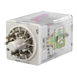 Releu Electromagnetic 3PDT 220VDC 10A | Electronic-mag.ro | Componente Electronice