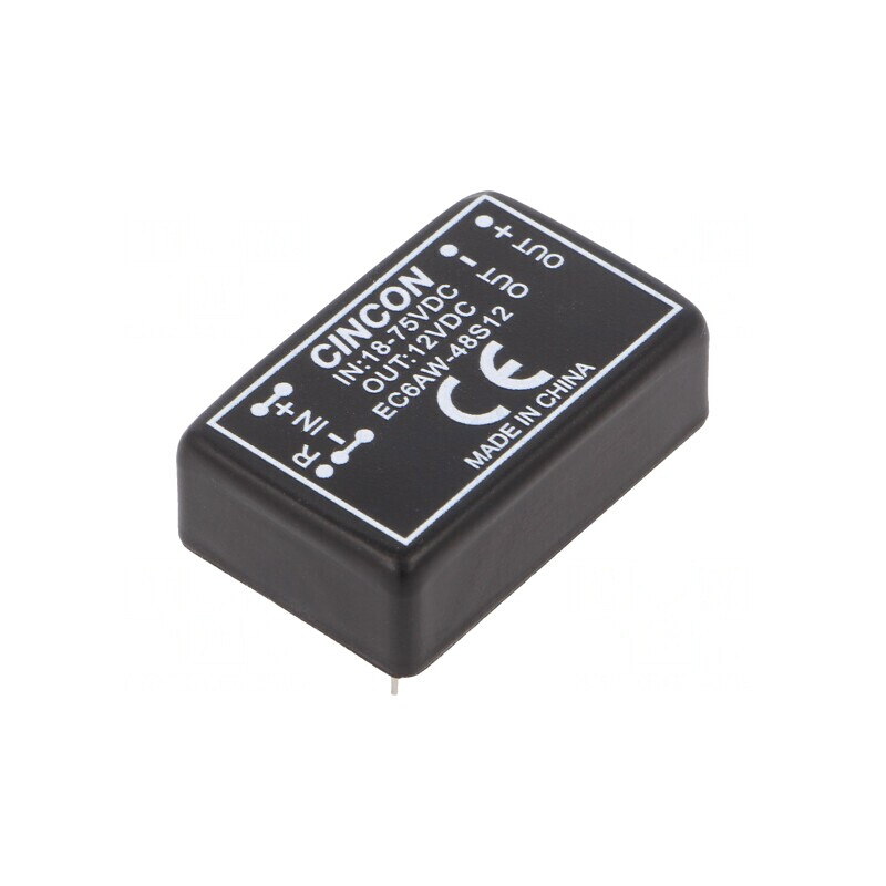 Convertor DC/DC 8W 18-75V la 12V 666mA | Electronic-mag.ro | Componente Electronice