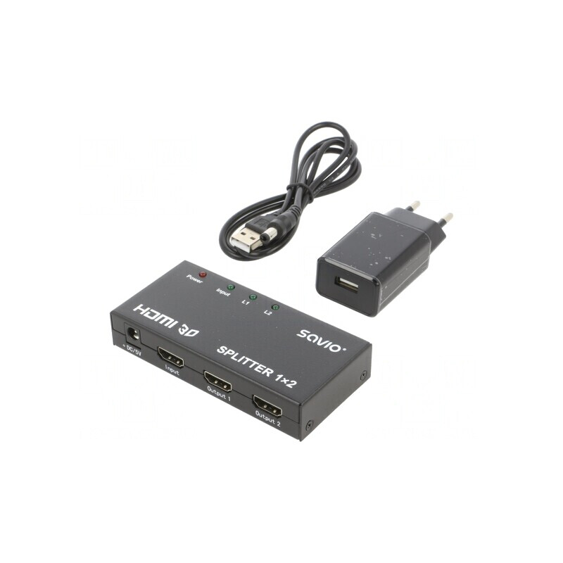 Splitter negru Intrare: DC, HDMI | Electronic-mag.ro | Componente Electronice Splitter negru Intrare: DC, HDMI | Electronic-mag.ro | Componente Electronice