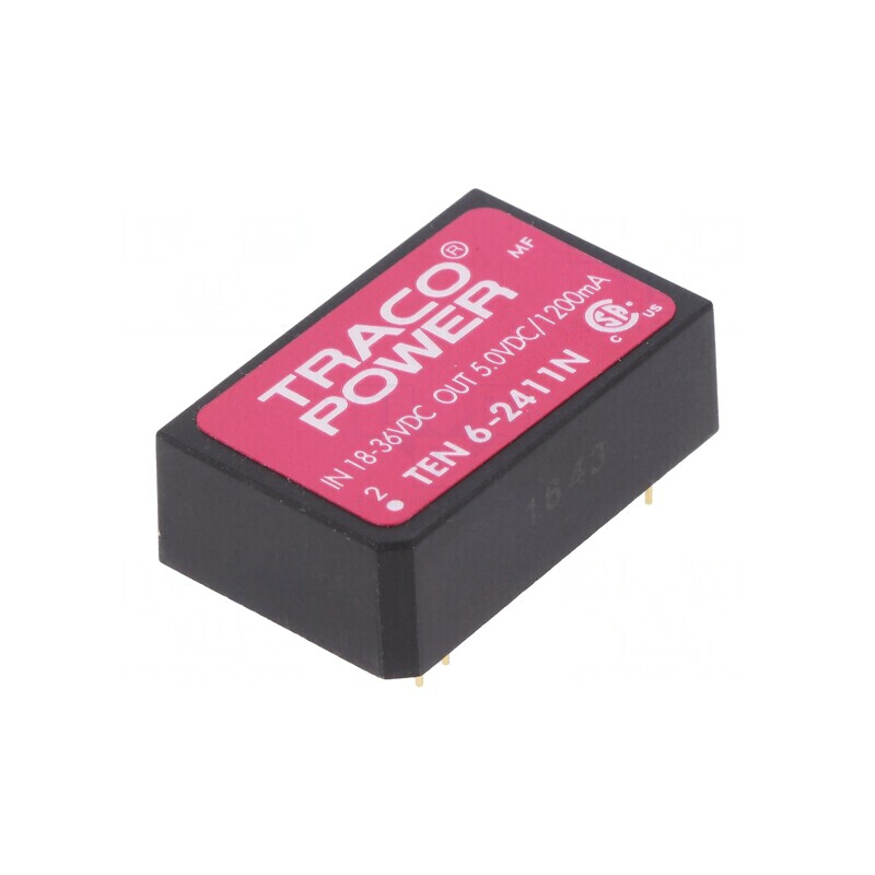Convertor DC/DC 6W 18-36V la 5V 1200mA DIP24 | Electronic-mag.ro | Componente Electronice