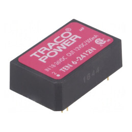 Convertor DC/DC 6W 18-36V la 12V 500mA DIP24 | Electronic-mag.ro | Componente Electronice