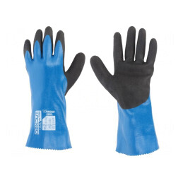 Mănuşi de protecţie XL albastru Dexcut | Electronic-mag.ro | Componente Electronice