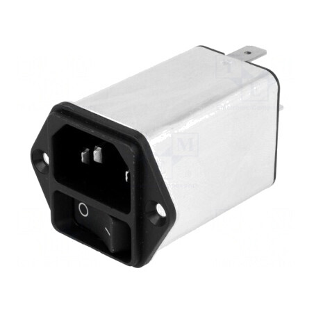 Conector de alimentare AC soclu tată 10A 250V | Electronic-mag.ro | Componente Electronice