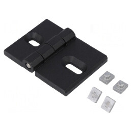 Balama Zinc Neagră 68mm x 50mm | Electronic-mag.ro | Componente Electronice