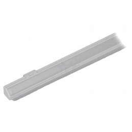 Profile Aluminiu Unghi 2m Alb pentru Module LED | Electronic-mag.ro | Componente Electronice