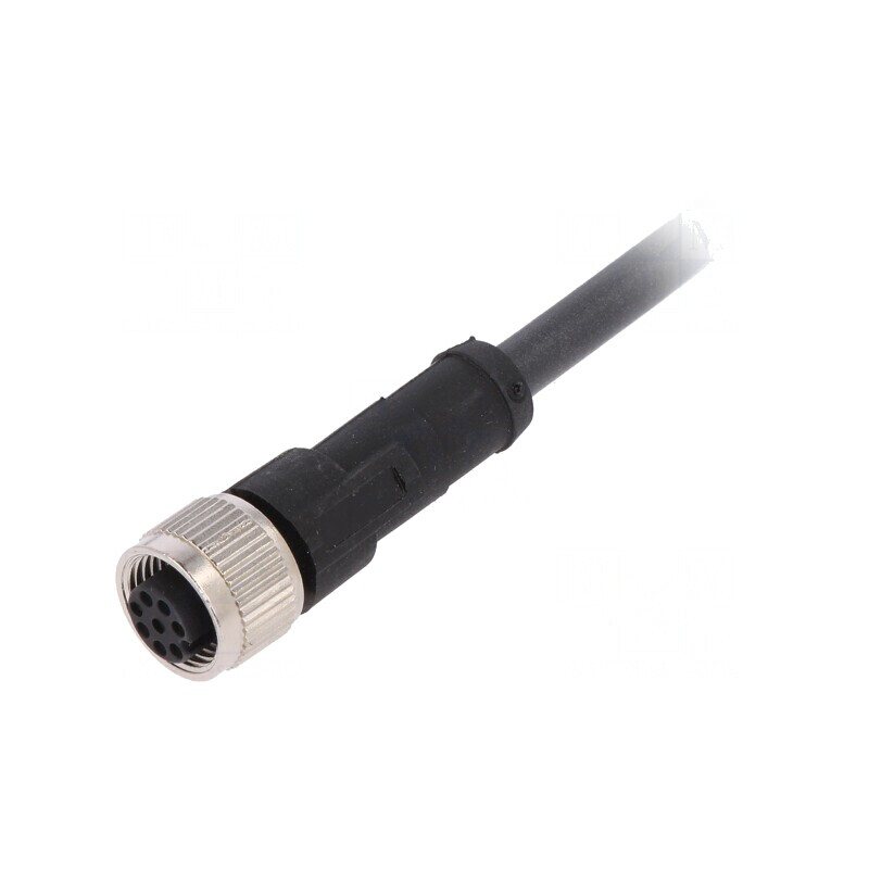 Cablu Conectare M12 8PIN Drept 2m 30VAC 4A | Electronic-mag.ro | Componente Electronice