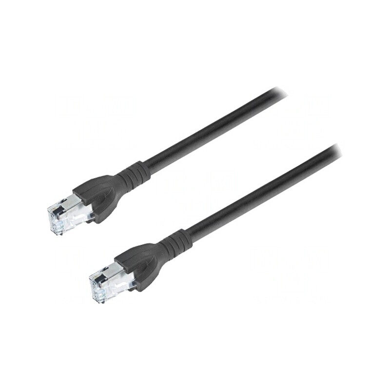 Patch cord SF/UTP Cat5e negru 3m | Electronic-mag.ro | Componente Electronice Patch cord SF/UTP Cat5e negru 3m | Electronic-mag.ro | Componente Electronice