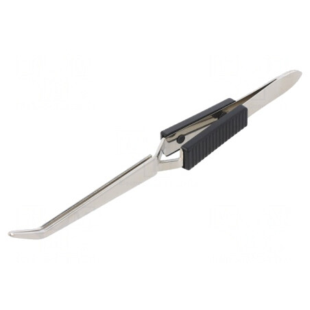 Pensetă Precizie 160mm Vârf Curbat | Electronic-mag.ro | Componente Electronice