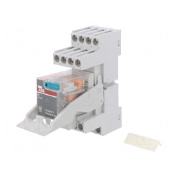 Releu intermediar 4PDT 24VDC pentru șină DIN | Electronic-mag.ro | Componente Electronice