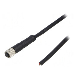 Conector M5 Mufă Mamă 4 PIN IP67 60V 1m | Electronic-mag.ro | Componente Electronice