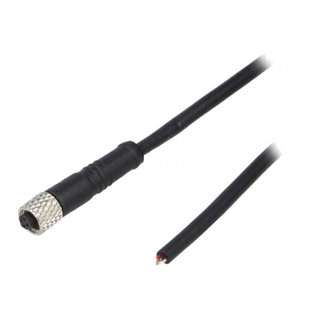 Conector M5 Mufă Mamă 4 PIN IP67 60V 1m | Electronic-mag.ro | Componente Electronice