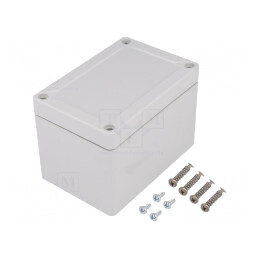 Carcasă Universală Gri 82x122x85mm TG ABS IK07 | Electronic-mag.ro | Componente Electronice