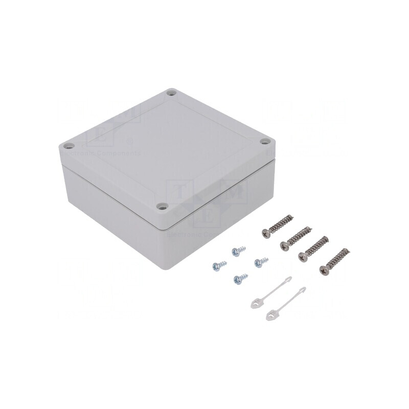 Carcasă Universală ABS Gri 122x124x55mm | Electronic-mag.ro | Componente Electronice
