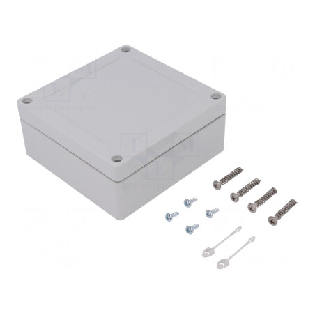 Carcasă Universală ABS Gri 122x124x55mm | Electronic-mag.ro | Componente Electronice