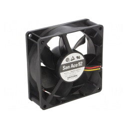 Ventilator axial DC 12V 92x92x32mm 150m3/h 44dBA cu bilă