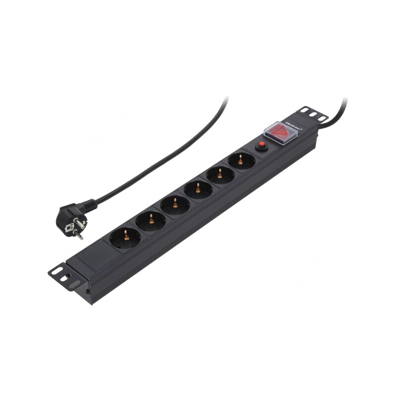 Prelungitor 6 Prize cu Protecție la Supratensiune 16A | Electronic-mag.ro | Componente Electronice