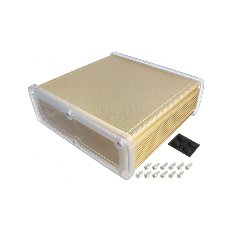 Carcasă Universală Aluminiu Aurit 177.6mm x 169mm x 61.1mm | Electronic-mag.ro | Componente Electronice Carcasă Universală Aluminiu Aurit 177.6mm x 169mm x 61.1mm | Electronic-mag.ro | Componente Electronice