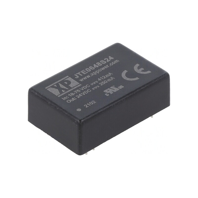 Convertor DC/DC 6W 18-75V la 24V 250mA DIP24 JTE0648S24 | Electronic-mag.ro | Componente Electronice Convertor DC/DC 6W 18-75V la 24V 250mA DIP24 JTE0648S24 | Electronic-mag.ro | Componente Electronice