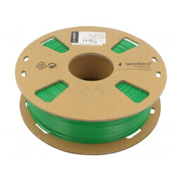 Filament: PET-G | 1,75mm | verde | 220÷260°C | 1kg | 3DP-PETG1.75-01-G