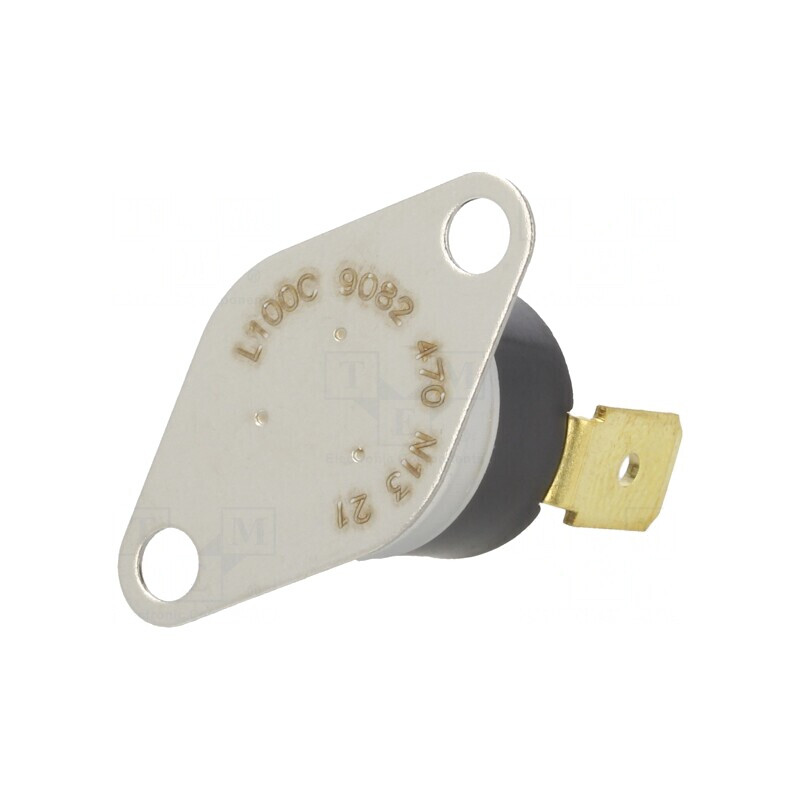 Termostat NC 100°C 10A 240VAC 6,4mm | Electronic-mag.ro | Componente Electronice