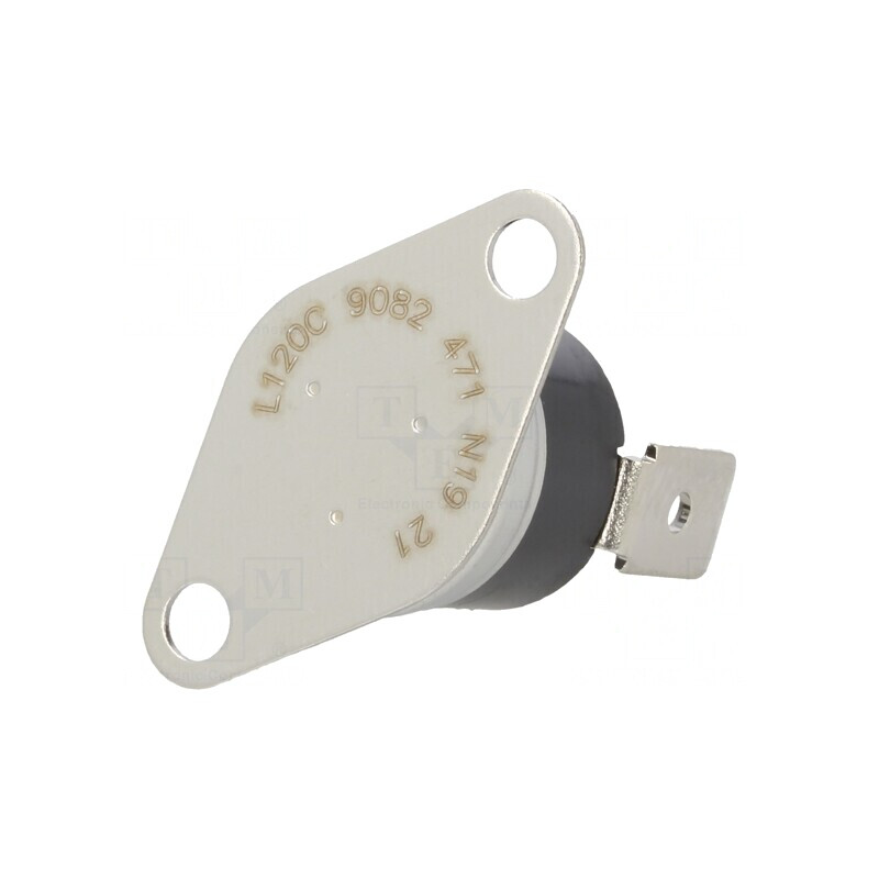 Termostat NC 120°C 10A 240VAC 6,4mm | Electronic-mag.ro | Componente Electronice