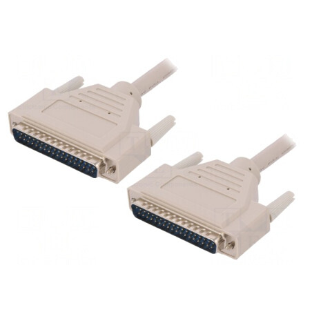 Cablu D-Sub 37 pini, tată, 2m | Electronic-mag.ro | Componente Electronice